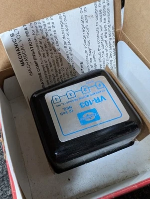  Standard Plus Voltage Regulator VR-103 General Motors Jeep International NEW - Image 1 of 2