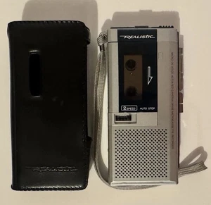 Realistic Micro-25 Microcassette Recorder With Case Vintage - Picture 1 of 7