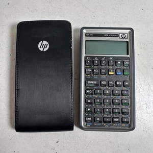 Vintage HP WP 34S RPN Black Handheld Classic Pocket Scientific Calculator - Picture 1 of 9