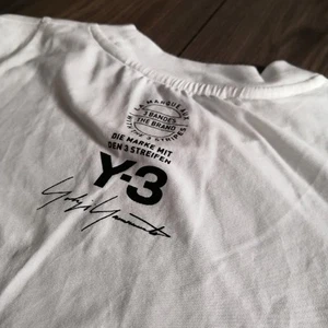 USED SUPER RARE 18SS Y3 Y-3 15TH ANNIVERSARY LOGO T-SHIRT VERYGOOD R-10938 - Picture 1 of 4