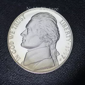 1997 S Proof Jefferson Nickel - From a Proof Set - Light Toning - Lot A - Picture 1 of 2