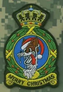 USAFE F-15C 32ND TFS WOLFHOUNDS SOESTERBERG (CHRISTMAS SPECIAL) SQN PATCH - Picture 1 of 3