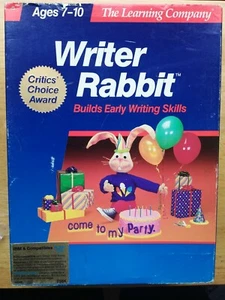 Writer Rabbit & Reader Rabbit & Think Quick Apple IIgs Replacement 3 Boxes Empty - Picture 1 of 9