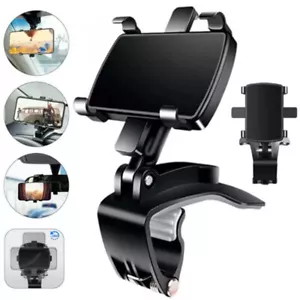 Car Dashboard Cell Phone Holder 360° Rotating Dashboard Clip Cell Phone Holder - Photo 1 sur 10