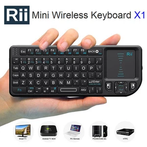 Genuine NEW Rii X1 2.4Ghz Wireless Mini Keyboard for PC Smart TV Raspberry Pi - Picture 1 of 12