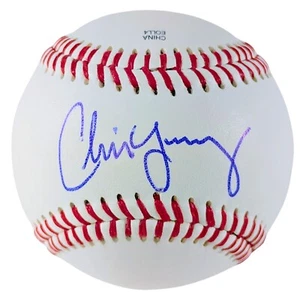 Chris Young Signed Baseball Texas Rangers 2023 World Series Autograph Proof WS - Picture 1 of 8
