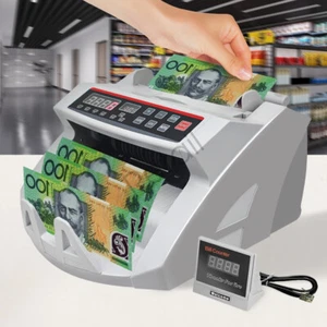 Automatic Money Counter Machine Bill Banknote Counting Digital Display AU - Picture 1 of 10