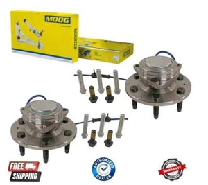 MOOG Front Pair (2) Wheel Hub Bearing Assembly For GMC Chevy Truck 2WD - Picture 1 of 1