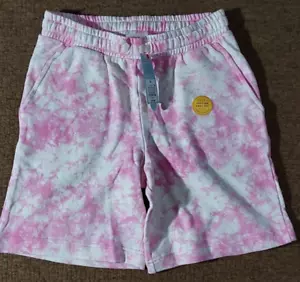 Pantaloncini con cordini Cat & Jack per ragazze rosa e bianco cravatta ~ Nuovi con etichette ~ taglia XXL - Foto 1 di 5