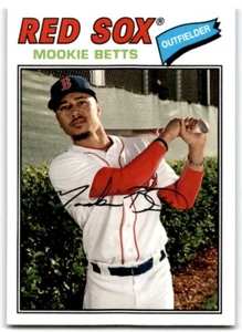 2018 TOPPS ARCHIVES MOOKIE BETTS BOSTON RED SOX #105 - Picture 1 of 2