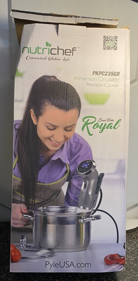 NutriChef PKPC235GR - Royal Sous-Vide Immersion Circulator Cooker - Image 1 of 3