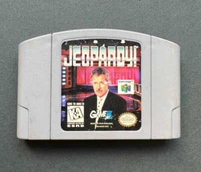 Jeopardy! Nintendo 64 N64 Original Game | 1998 Tested & Cleaned | Authentic - Image 1 of 2