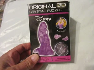 Disney Puzzle Cristallo 3D Originale Raperonzolo - Livello 1 - Età 12+ 39 pezzi Nuovo - Foto 1 di 16