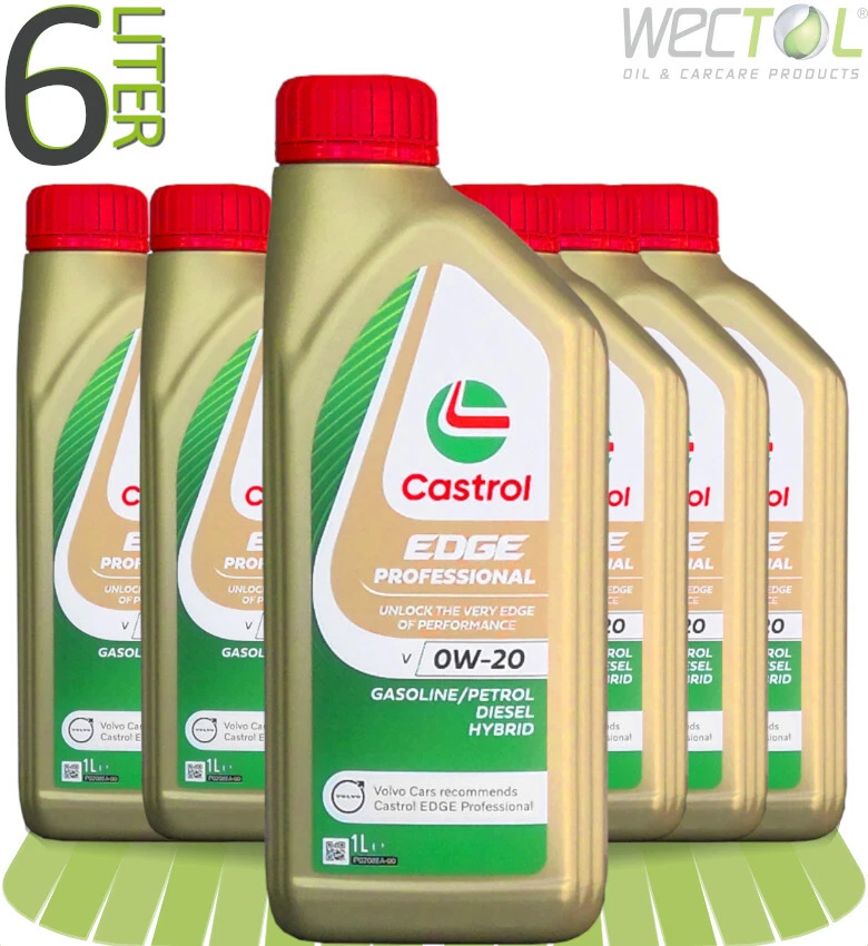 6 Liter Castrol Edge Professional V 0W-20 Volvo VCC RBS0-2AE XC V 40 60 90 usw. - Bild 1 von 1