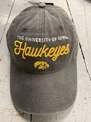 IOWA HAWKEYES Adult Cap Hat Adjustable Licensed NWT - Image 1 of 4