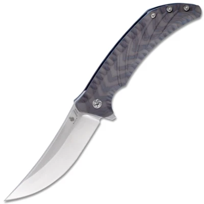 Kizer Dirk Pinkerton Nomad Flipper S35VN Blade Milled Flamed Titanium Ki4482A2 - Image 1 of 3
