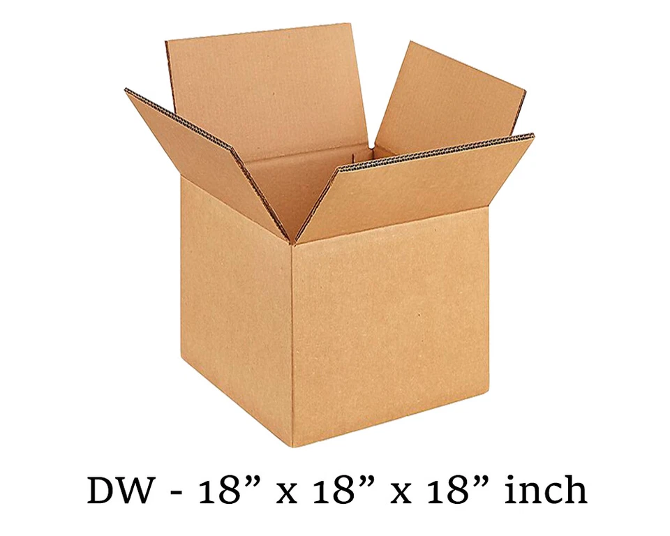 18x18x18 inch Double Wall Mailing Postal Packing Cardboard Boxes Multi QTY's - Image 1 of 1