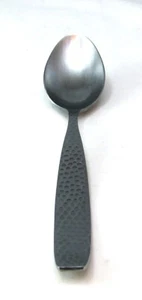 Joseph Abboud Stainless Steel HAMMER FIVE Oval Soup Spoon(s) - Picture 1 of 8