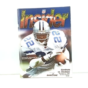 21. November 1999 Dallas Cowboys Souvenir Programm Emmitt Smith Arizona Cardinals - Bild 1 von 2