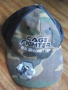 Gorra estilo béisbol camuflada Cage Fighter hombres reales Don't Tap MMA NUEVA CON ETIQUETAS - Imagen 1 de 6