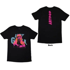 Lady Gaga Artpop Cover T-Shirt Black New - Picture 1 of 1