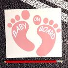 Baby On Board Safety Stickers Pregnant  Blue Or Pink  Baby  Boy Or Baby Girl