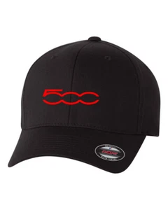FIAT 500 Flex Fit HAT FREE SHIPPING Choose Your Size and Color and Bill Options - Picture 1 of 8