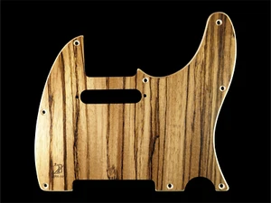 Telecaster Pickguard Ręcznie robione na zamówienie drewno egzotyczne - Zdjęcie 1 z 4