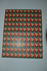 1950 American Lung aso. - Christmas stamp - Entire plate block  - Picture 1 of 5