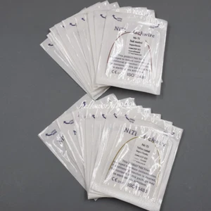 Dental White Teeth Color Coated Super Elastic Niti Arch Wire Rectangular Ovoid - Picture 1 of 47