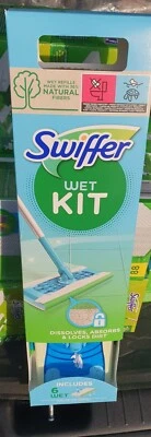 Scopa per catturare la polvere Swiffer include 6 wet blu per tutte le superfici