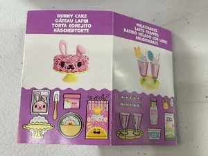 MGA's Miniverse Make It Mini SPRING  Series 2 - 2025 BUNNY CAKE & MILKSHAKES LOT - Picture 1 of 4