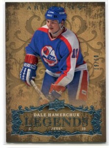 2008-09 Artifacts Blue 101 Dale Hawerchuk LEG 19/50 Legends