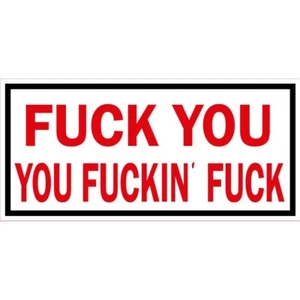 49 pegatinas Hells Angels Support81 F*ck You F*ckin F*ck - Imagen 1 de 1