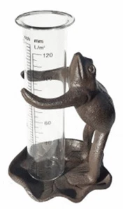 FROG RAIN GAUGE - IDEAL FOR PATIO AND GARDEN - MAKES A GREAT PRESENT