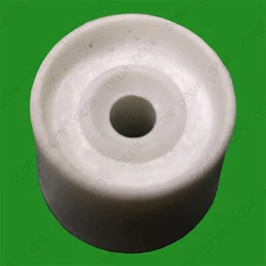 1x 28mm (1 1/8" ) White PVC Floor Cylinder Wedge Door Stop, Skirting Stop Guard - Picture 1 of 9