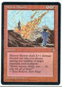 Meteor Shower x4 Ice Age MtG LP to NM - Picture 1 of 1