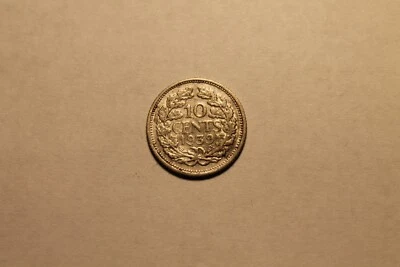Moneda de plata de 10 centavos Países Bajos 1939 #6 Foto 1 de 4