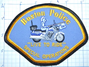 MASSACHUSETTS, BOSTON POLICE DEPT SPECIAL OPERATIONS PATCH - Picture 1 of 2
