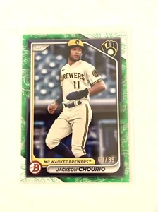 2024 Bowman Jackson Chourio Paisley Parallel /99 - Picture 1 of 2