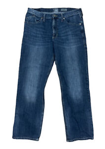 Rock & Republic Mens Straight Jeans 36 x 31 MidRise Medium Wash