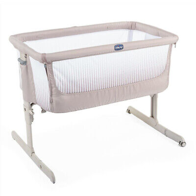 Chicco Adjustable Juvenile/Baby/Newborn Home Crib/Bed Next2Me Air Dark Beige 0m+ • 389.53$