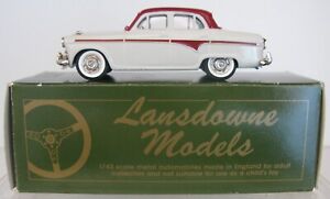 Lansdowne Models 1:43 LDM 12X 1958 Austin A105 Westminster Grey & Crimson MINT