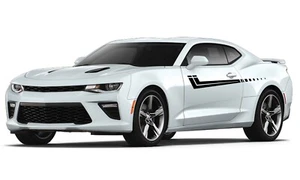 Double hockey stripes graphics stickers decal compatible with Chevrolet Camaro - Picture 1 of 15
