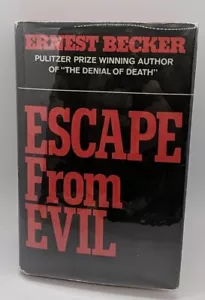 Escape From Evil by Ernest Becker (1975, Free Press) - Picture 1 of 3