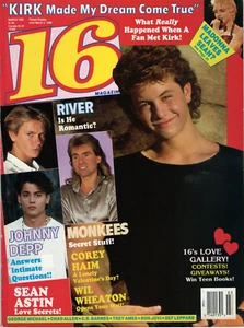 16 Magazin März 1988 Madonna Kirk Cameron Sting Def Leppard Belinda Carlisle - Bild 1 von 20