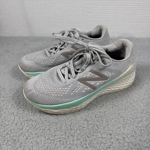 New Balance Fresh Foam More Womens Size 5.5 Running Shoes Gray Green WMORRS - Picture 1 of 11