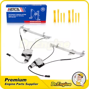 2x Front L&R Power Window Regulator Motor Assembly for Dodge Dakota Quad Cab - Bild 1 von 9