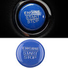 Gloss Aluminum Blue Engine Start Stop Button Cover Fits 14-21 4Runner Highlander