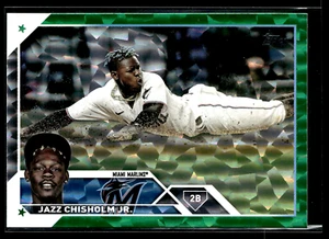 Jazz Chisholm Jr. /499 - 2023 Topps lámina verde #172 - Imagen 1 de 2